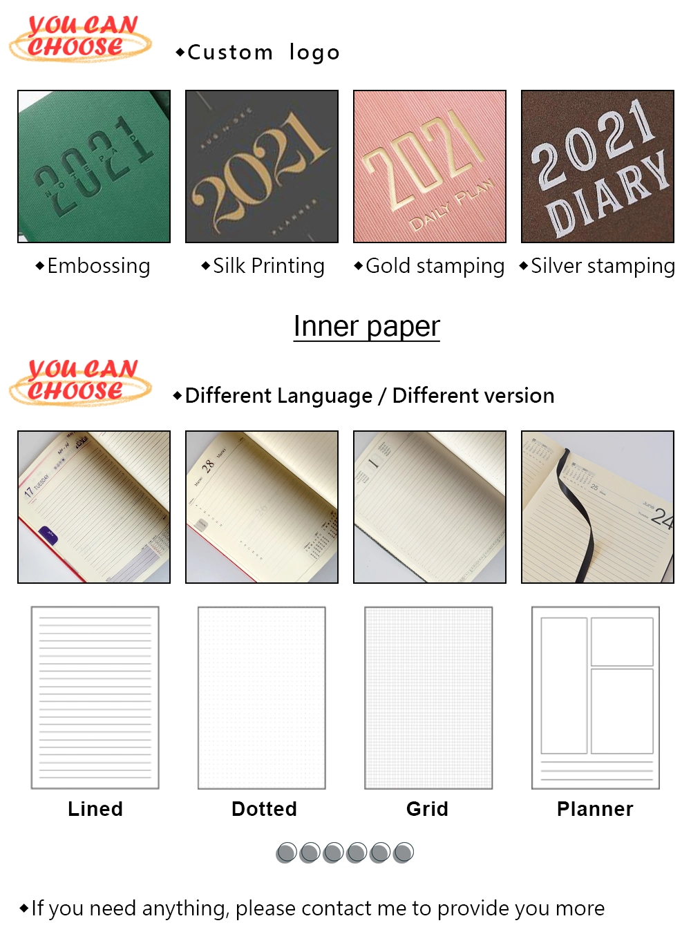 2023 Planner A5 Notebook Agenda Daily Weekly Monthly School Business Office Supplies Journals Stationery