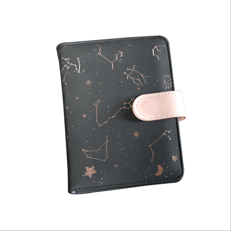 Factory Printing Direct Sales Creative Constellation PU Leather Notebook Small Fresh Star Diary Student Homework Study Life Hand Book