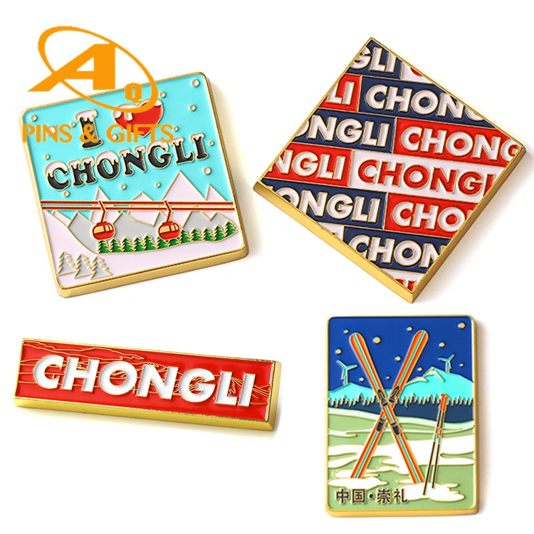 Wholesale Fashion Custom Logo 3D Metal Fridge Magnet Craft for Kids Toy