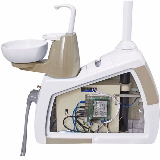 Unidad giratoria Sillón dental aprobado por ISO Mobiliario de consultorio dental/Unidad dental Gnatus/Productos de equipos dentales