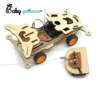 Juguete educativo creativo DIY Kit de modelo de coche de carreras de madera para niños Z04054G