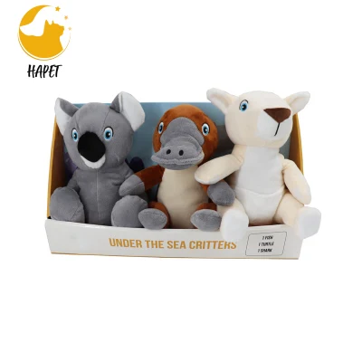 Juguete de peluche 3 en 1 para perros de raza grande, lindos juguetes chirriantes con papel arrugado, juguetes para masticar para cachorros, mascotas pequeñas, medianas y grandes